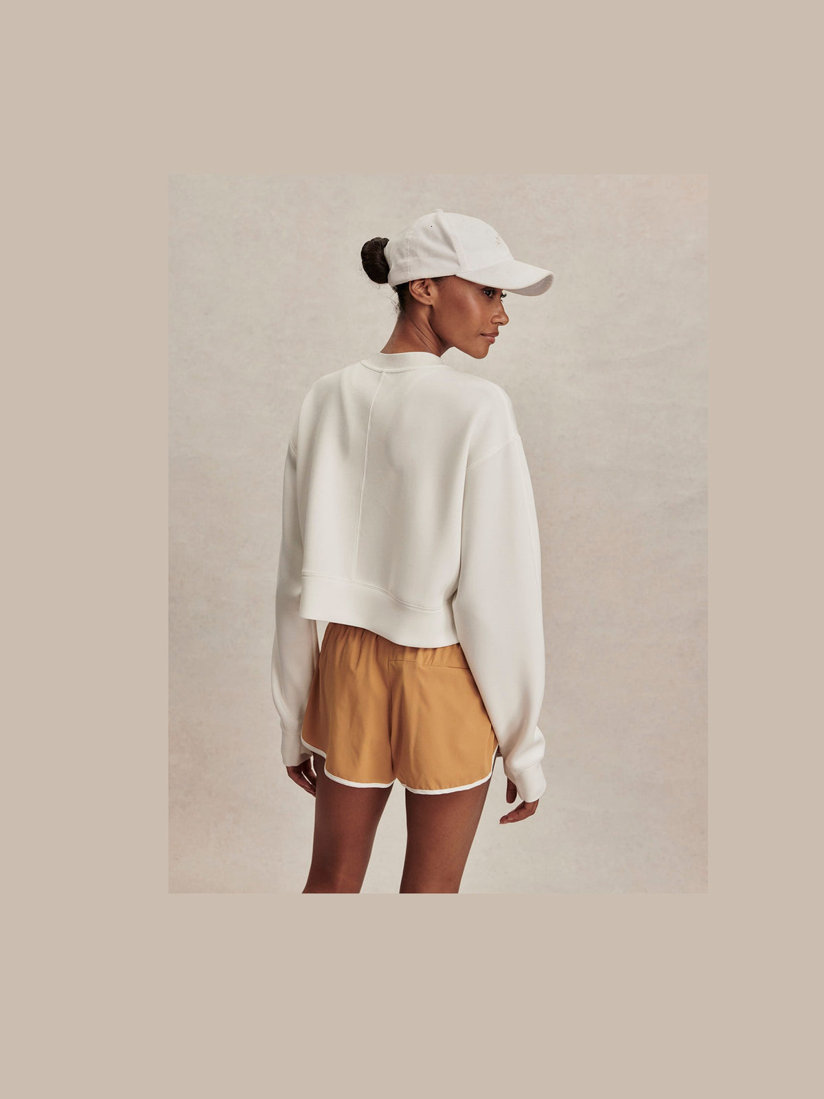 Tasmin Cropped Sweater - Snow White