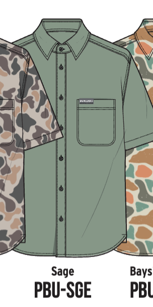 Performance Button Up - Sage