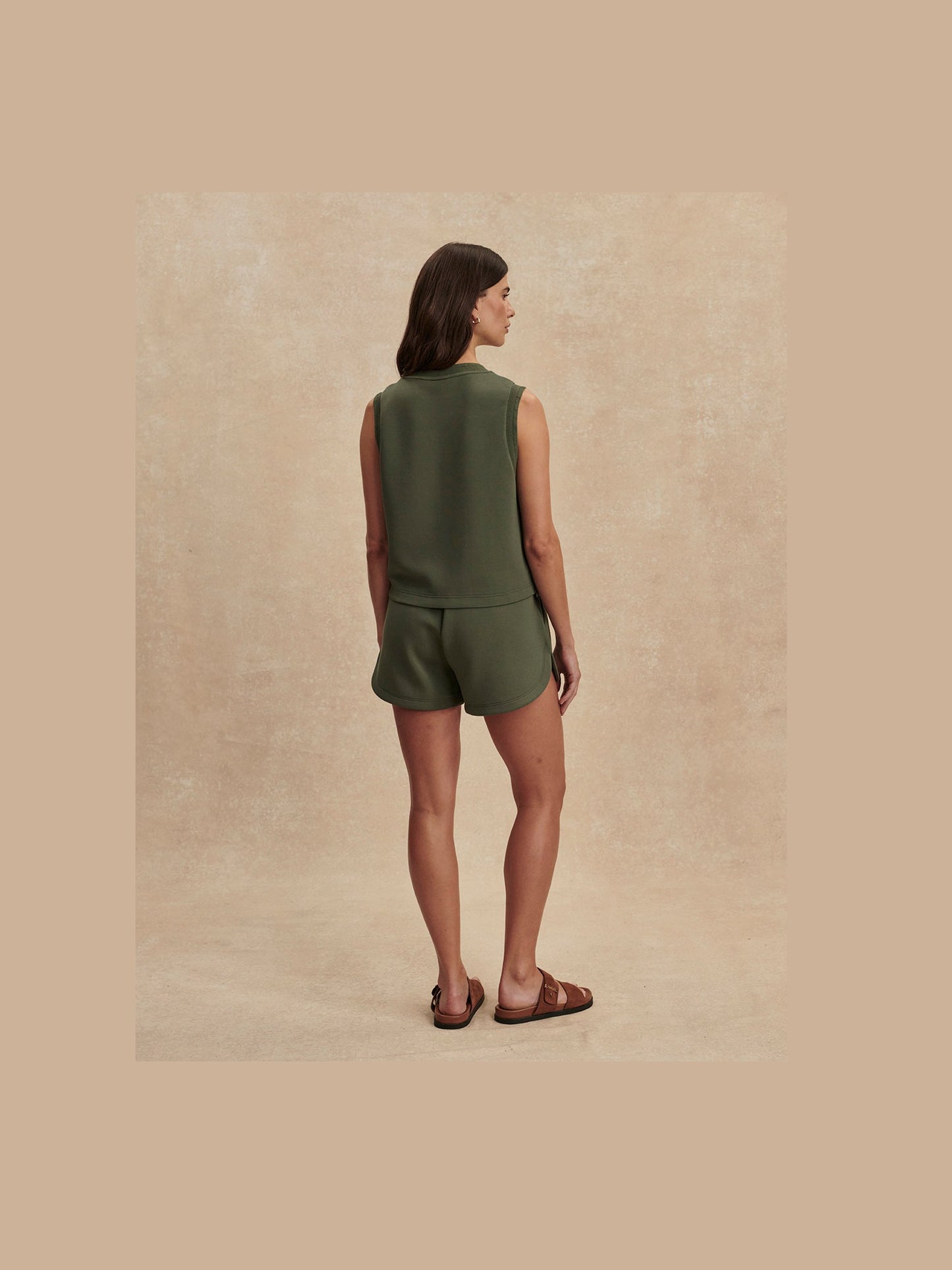 Shea Crop Tank - Thyme