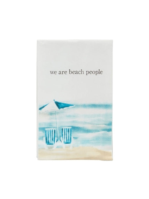 "we are beach people" Towel