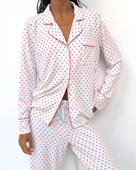 Flora Pillow Soft Set - Holiday Hearts