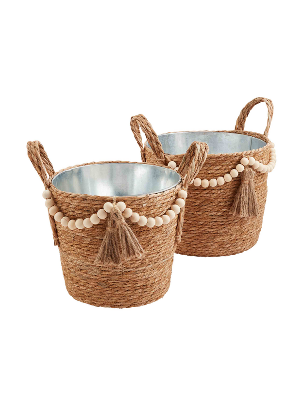 Hyacinth Beaded Party Tub