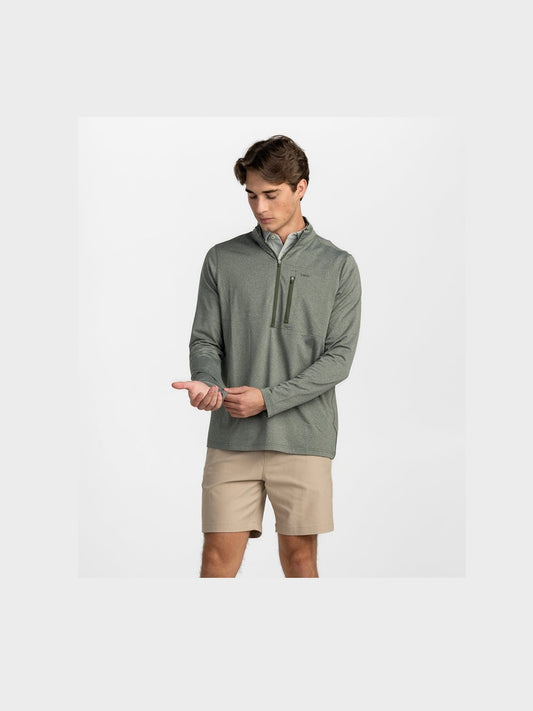 Youth Boys Cart Club Performance Pullover - Thyme