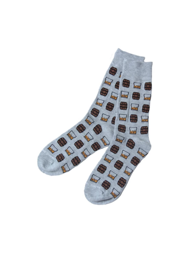 Grey On The Rocks Socks