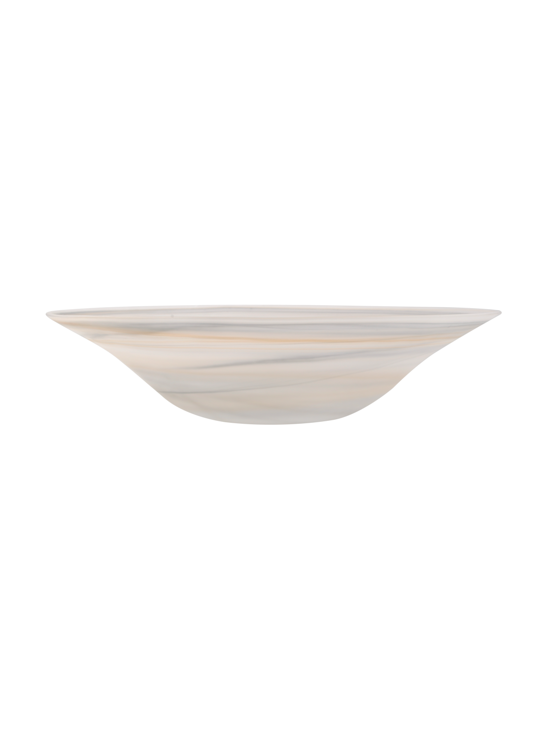 Swirl Lg. Decorative Bowl Matte Finish 19.5" Dia