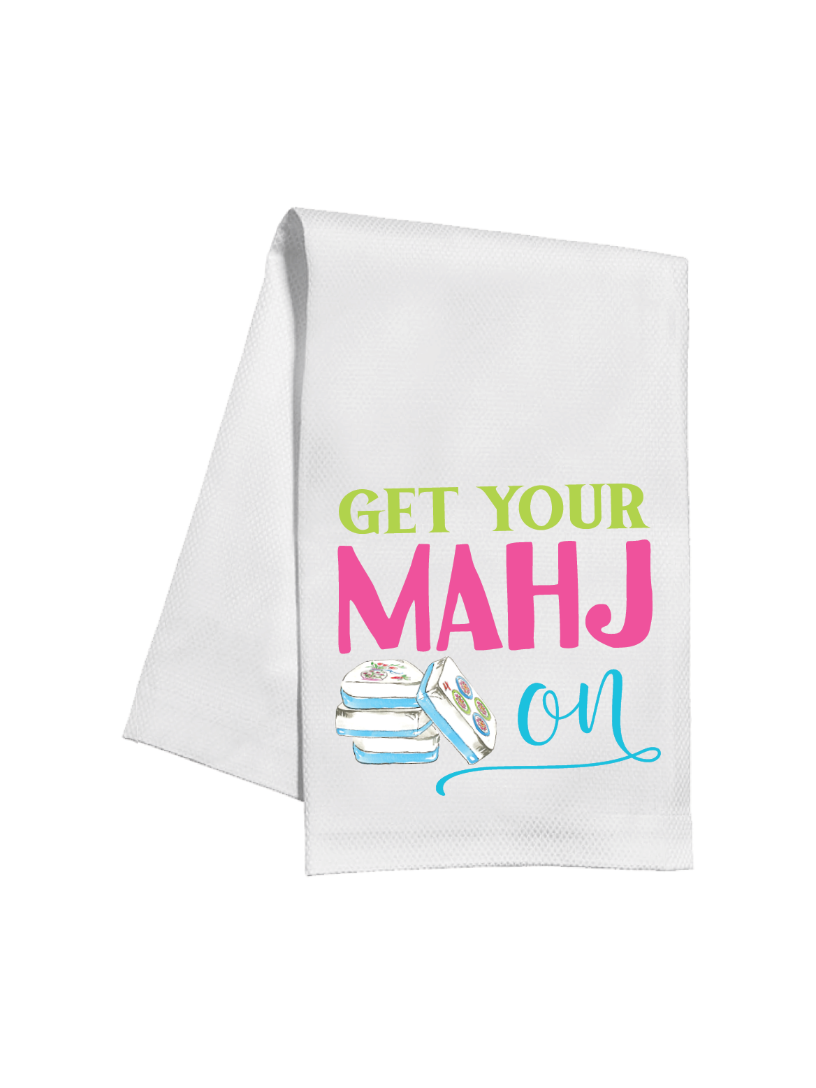 Get Your Mahj On Kitchen Towel