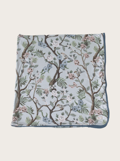 Peony Chinoiserie Double Layer Blanket