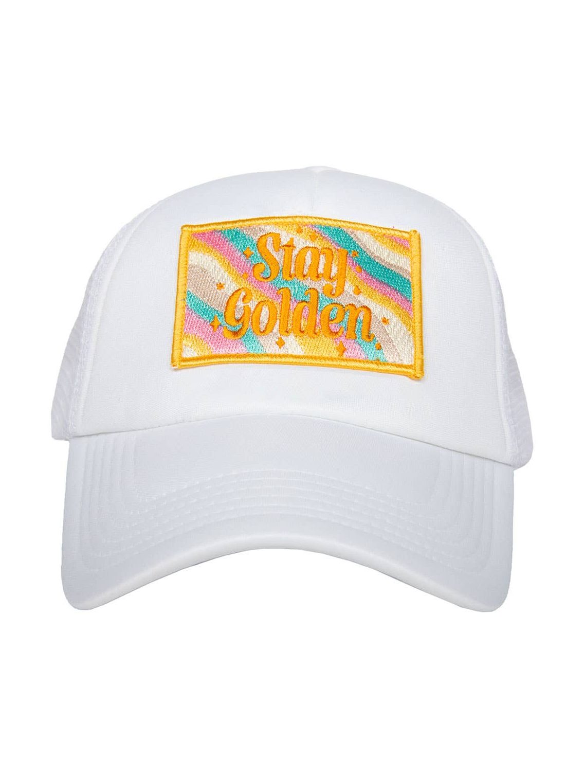 Stay Golden Trucker Hat (White Foam)