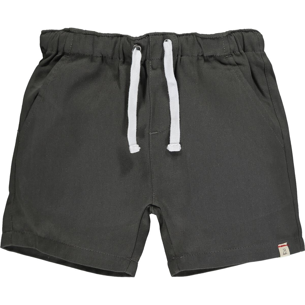 Hugo Grey Cotton Twill Shorts
