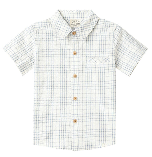 Newport Woven Plaid Button Down