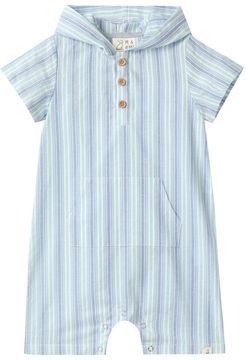 Newlyn hooded Chambray Romper
