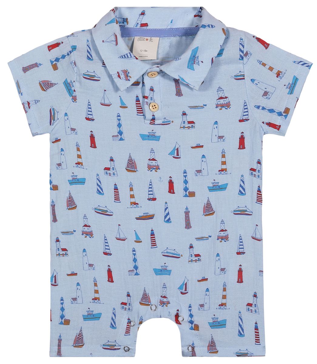 Finley Romper - Lighthouses