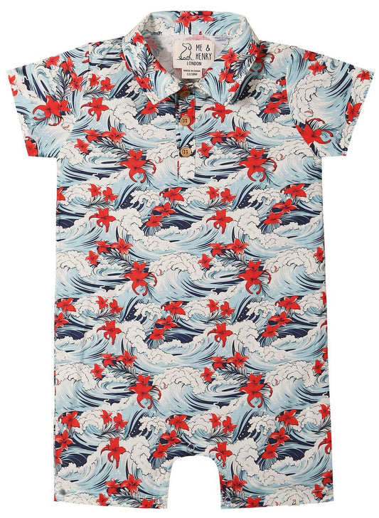 Molokai Hawaiian Waves Romper