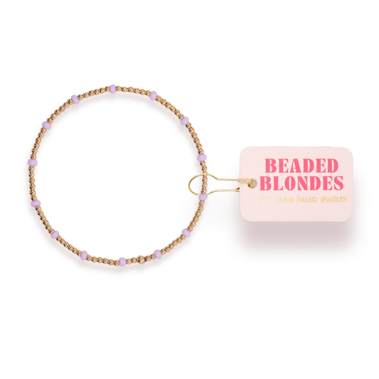 Lilac Dainty Poppi Bracelet