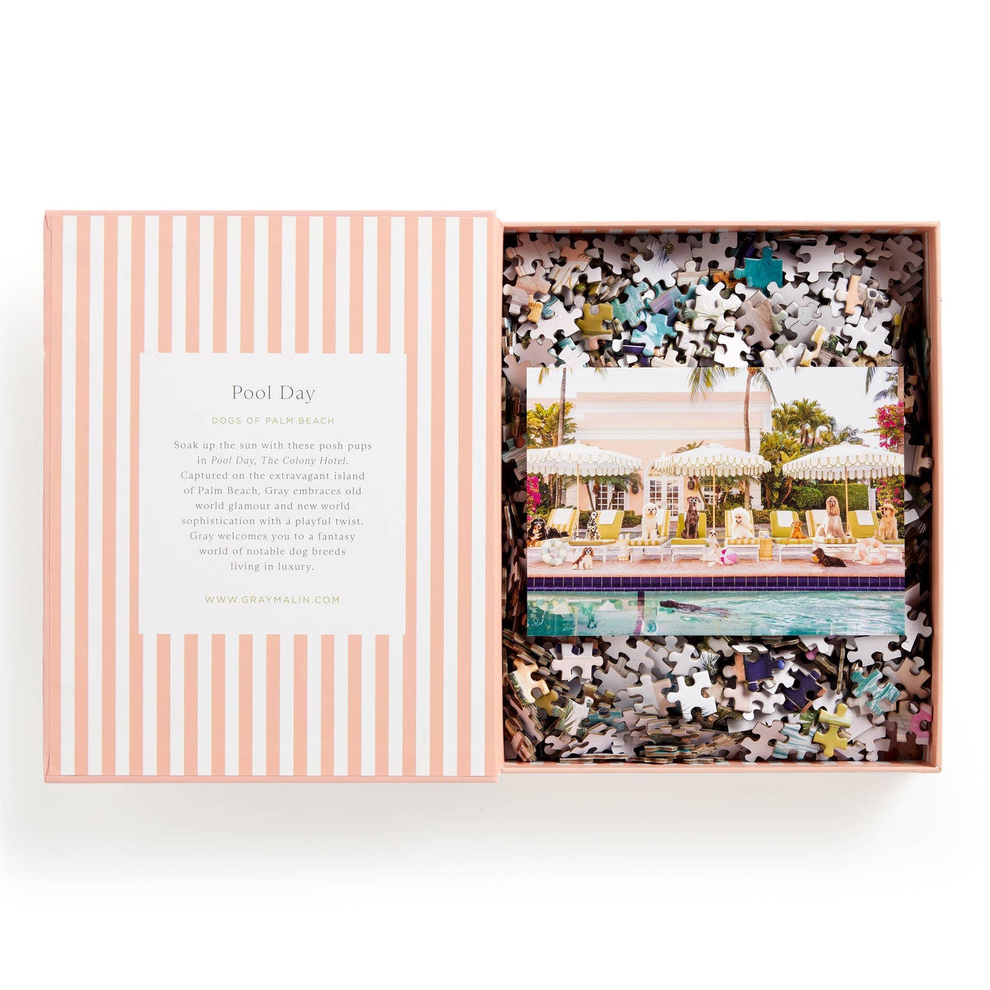 Gray Malin Palm Beach 1000 Piece Book Box Puzzle
