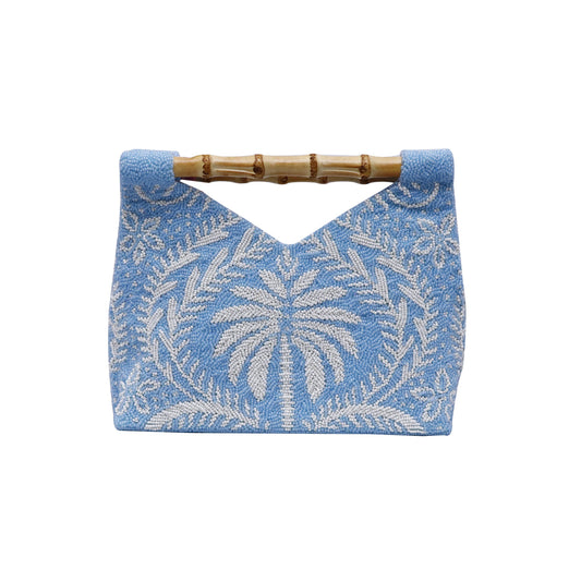 Lt Blue Palm bag