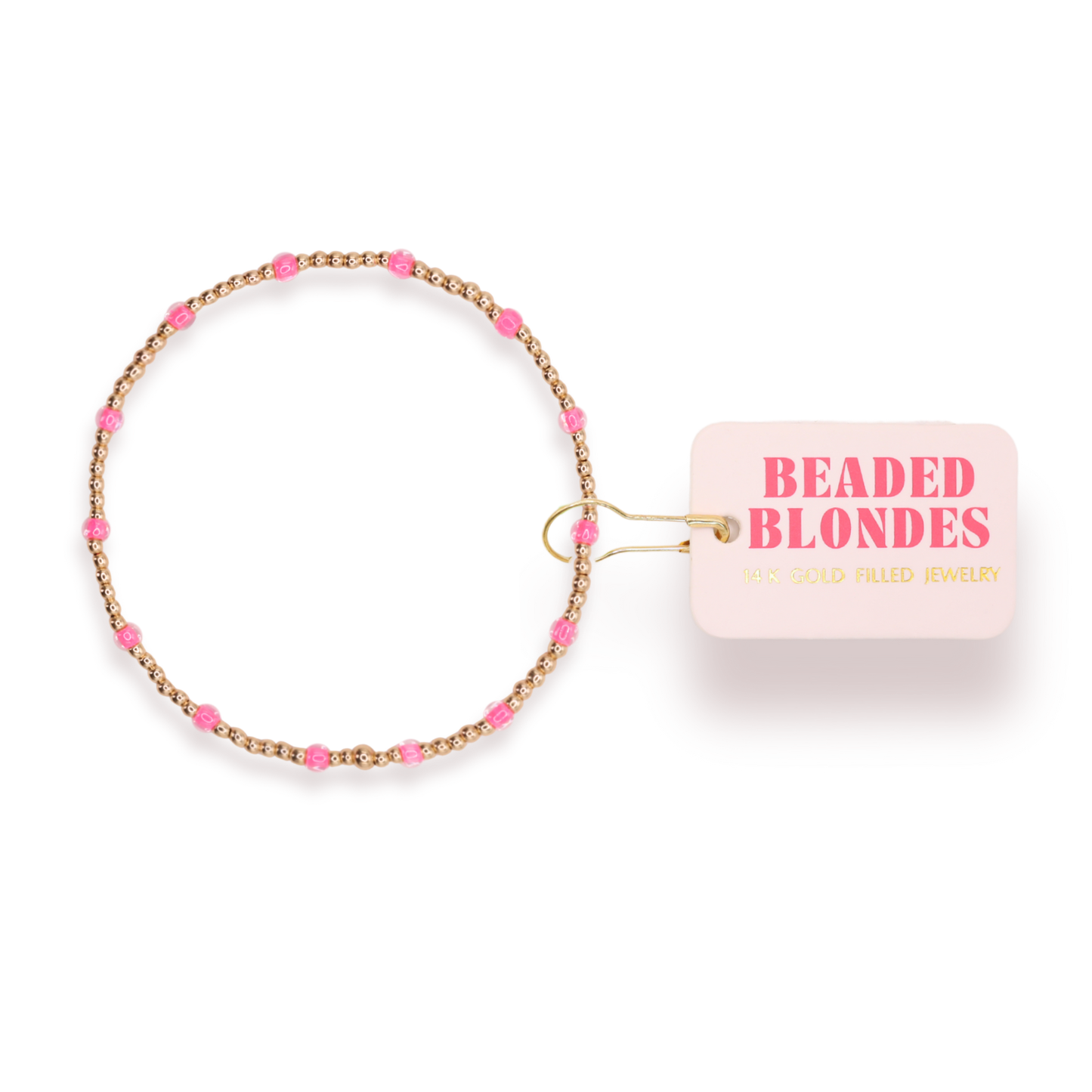 Hot Pink Dainty Poppi Bracelet