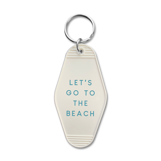Let's Go To The Beach Keychain