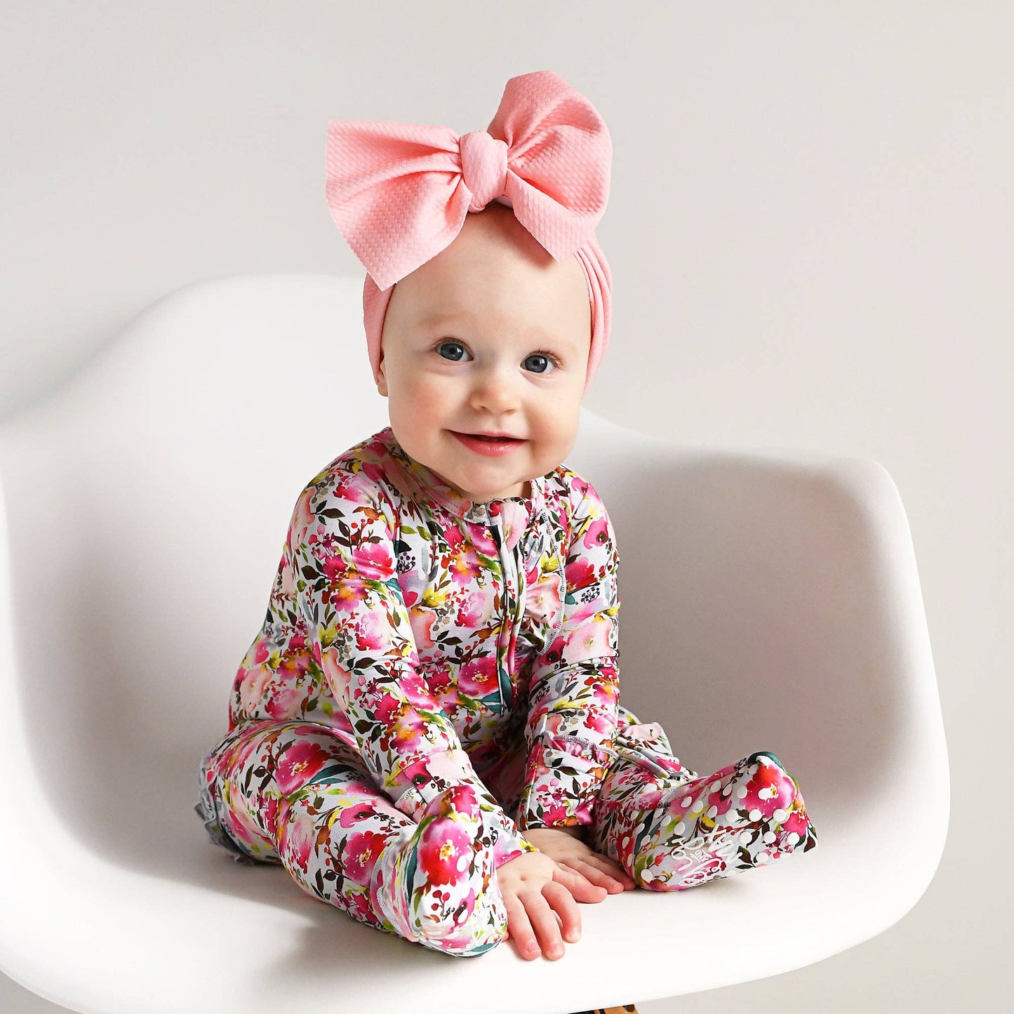 Eloise Ruffle E Zip Bamboo Baby Outfit Sleepies Little