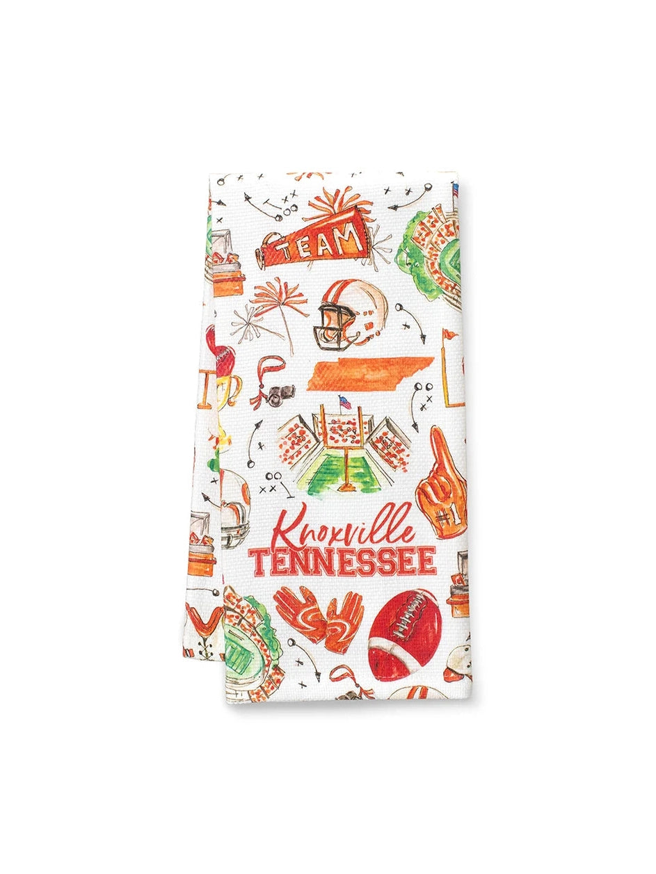 Tailgates in Knoxville Tea Towel