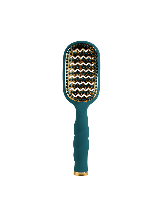 Vented Hair Brush - Teal With It