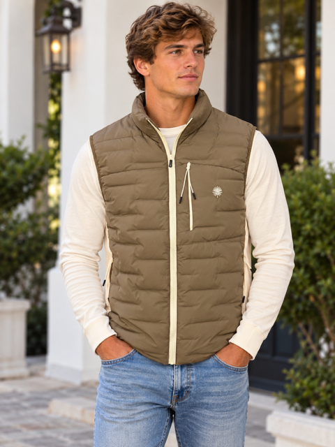 Palms Puffer Vest