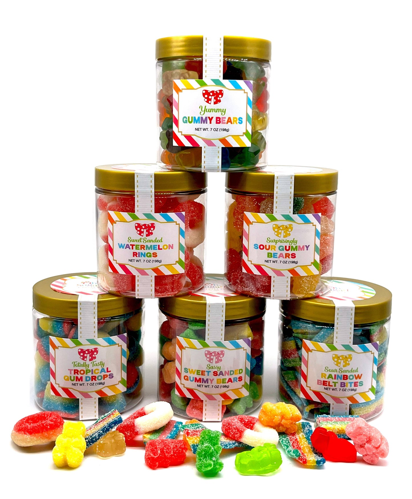 Candy Sugar Stacks - Everyday Sweet Sanded Gummy Bears