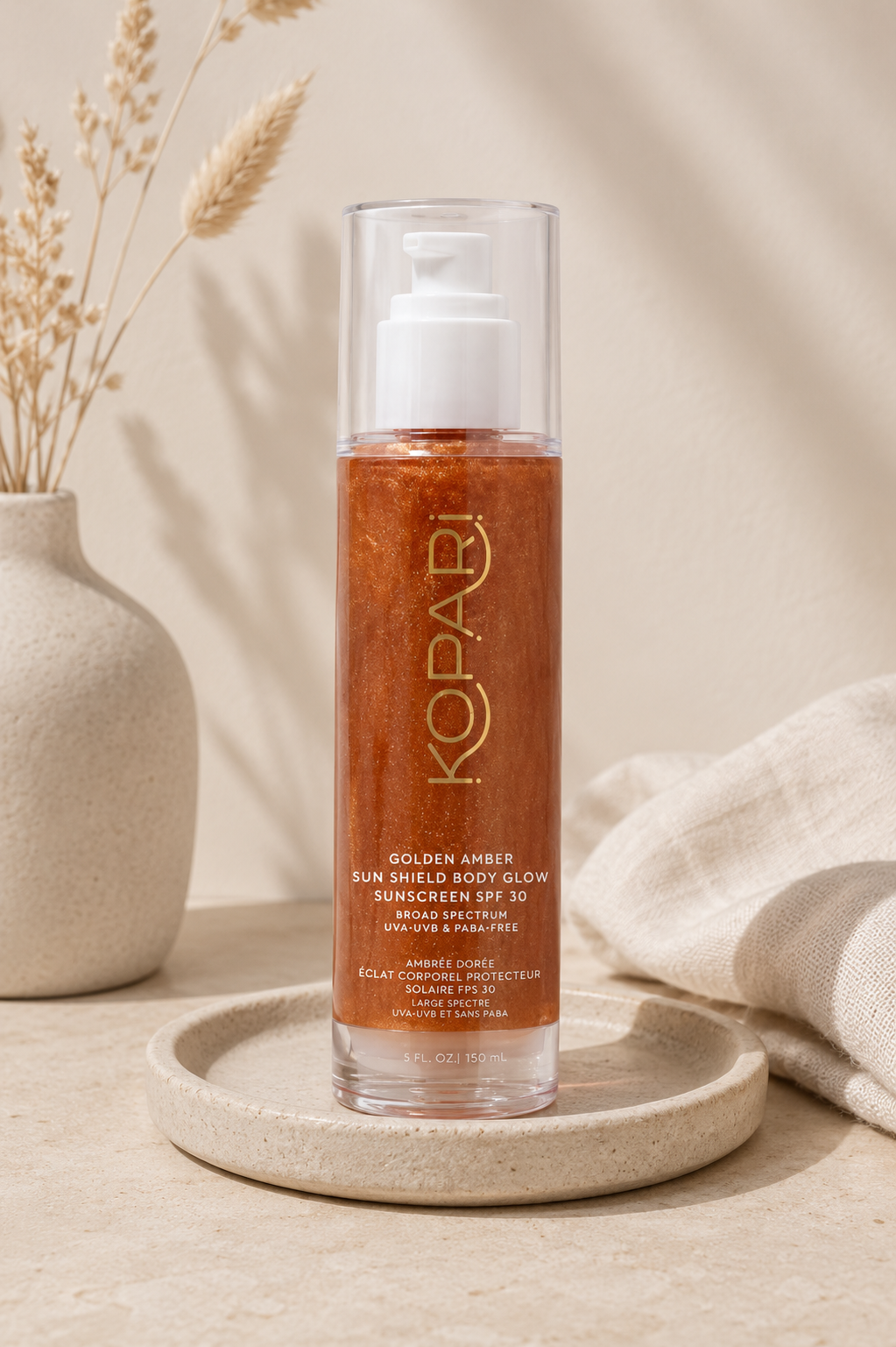Kopari Golden Amber Sun Shield Body Glow Sunscreen