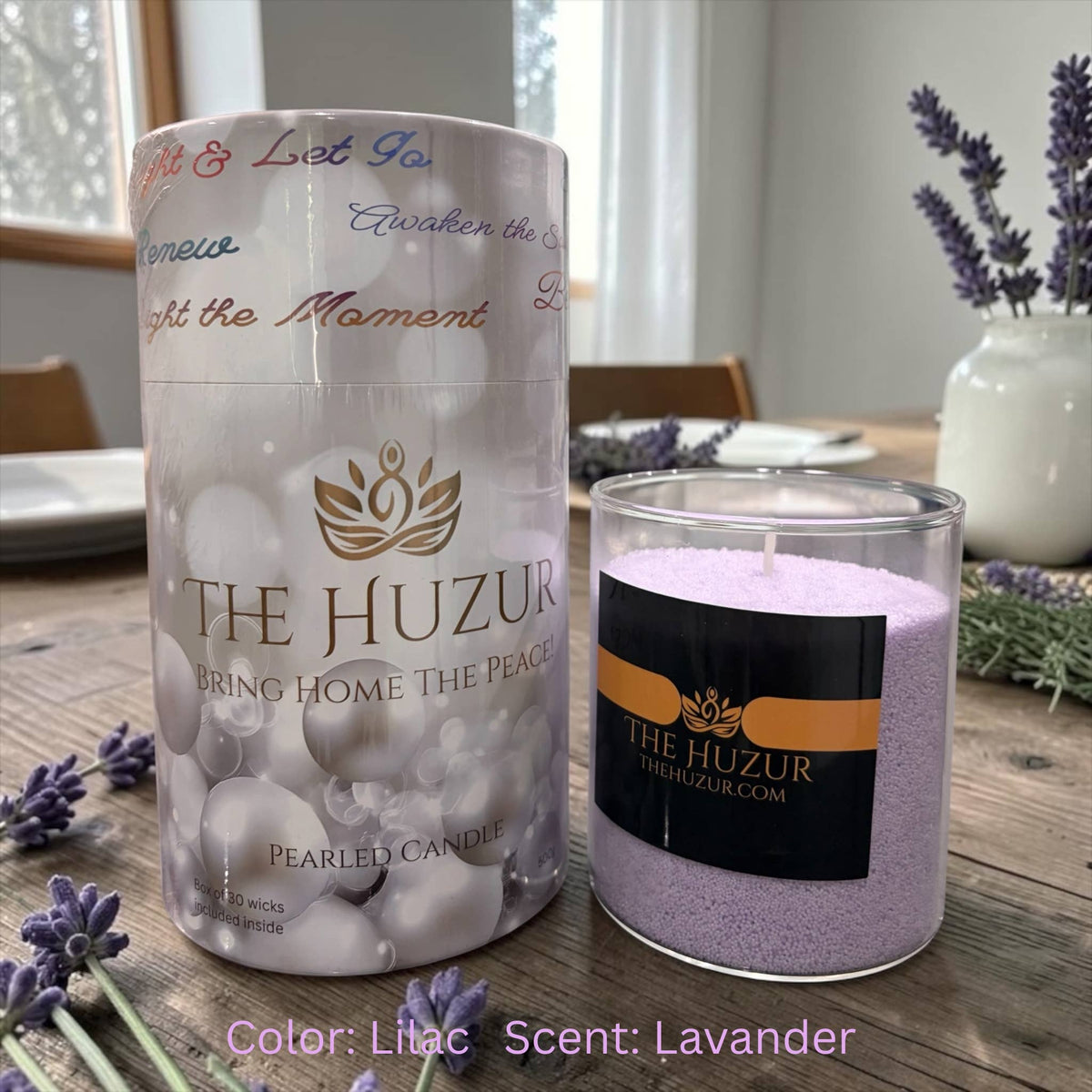 Sand Candle, Scented Candle Pearl Candle in 5 colors