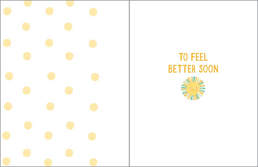 Get Well Card - Feel Better Sun