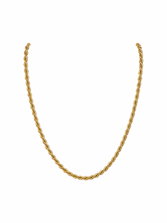 Corded Necklace - Gold