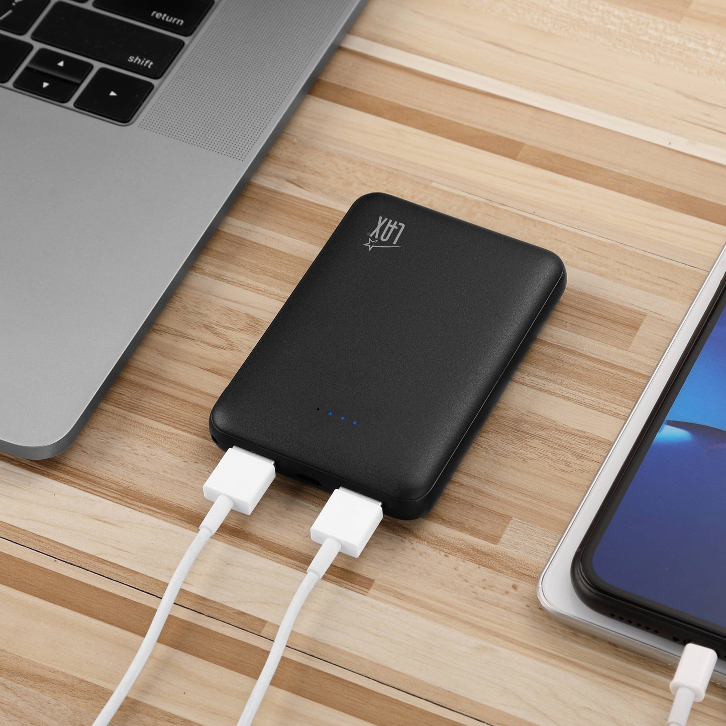Ultra-Slim & Portable 6600 mAh Power Bank—Retail Packaging
