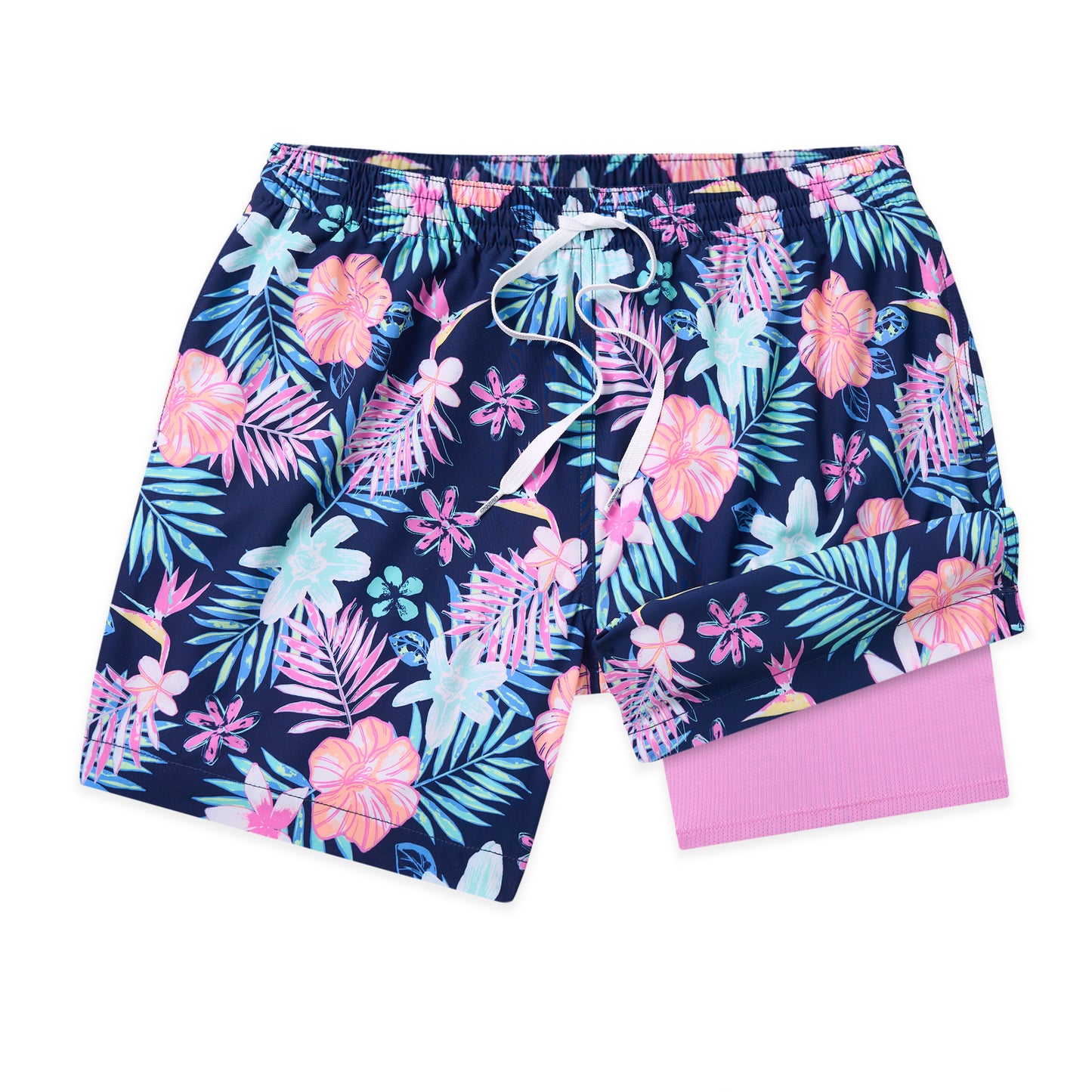 Tropic Like Its Hot Classic Lined Swim Trunks 5.5"