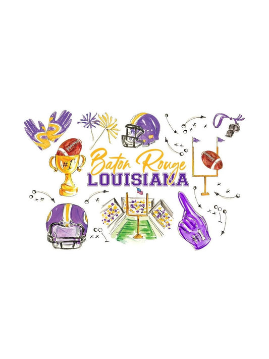 Tailgates in Baton Rouge Mega Mug 40oz