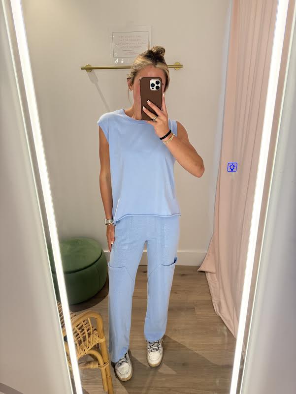 The Tristan Pant - Ocean Blue