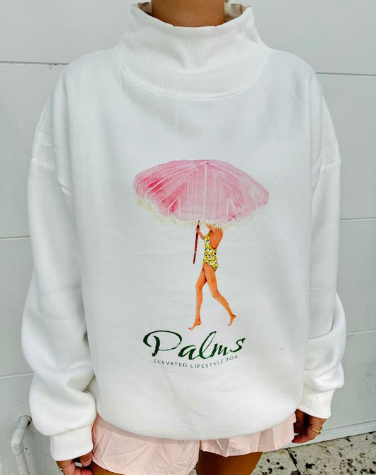 Palms Mockneck Sweatshirt