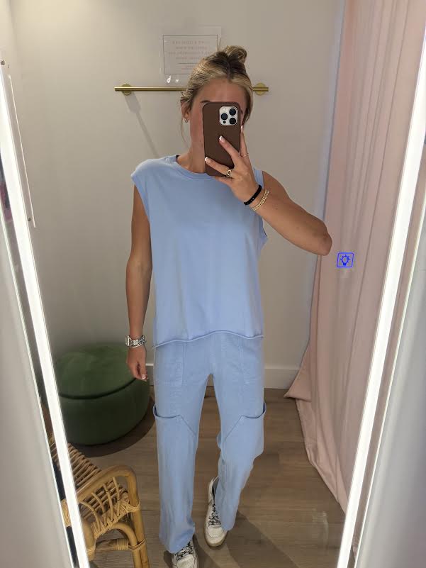 The Tristan Pant - Ocean Blue