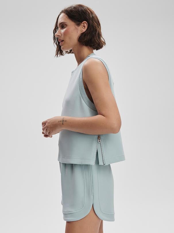 Ollie High Rise Shorts - Ether Blue