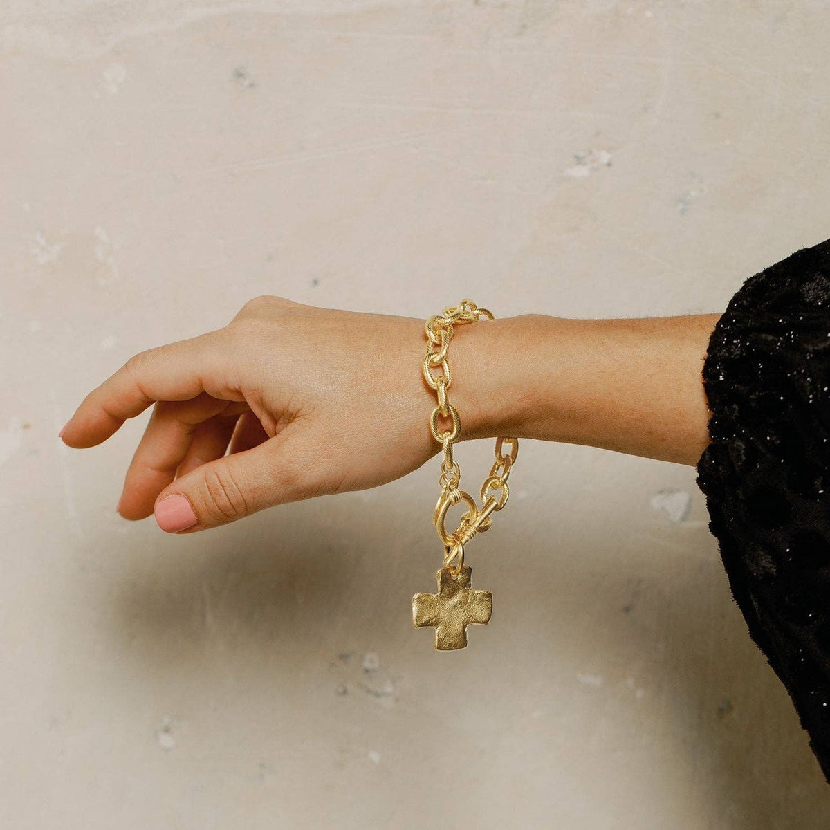 Cross Toggle Bracelet