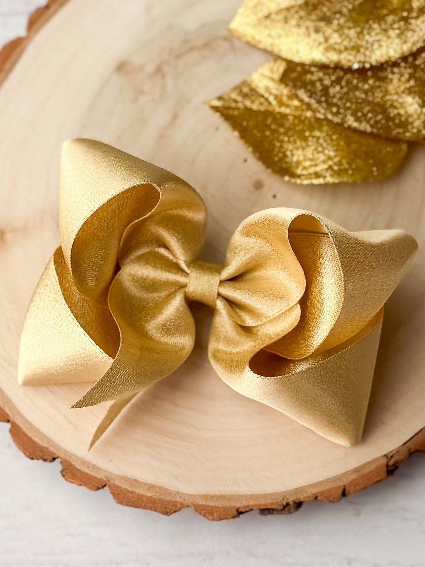 Holiday Satin Hair Bow