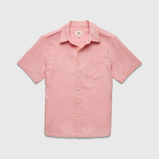Joey 2tone Slub Island Shirt - Lobster Bisque