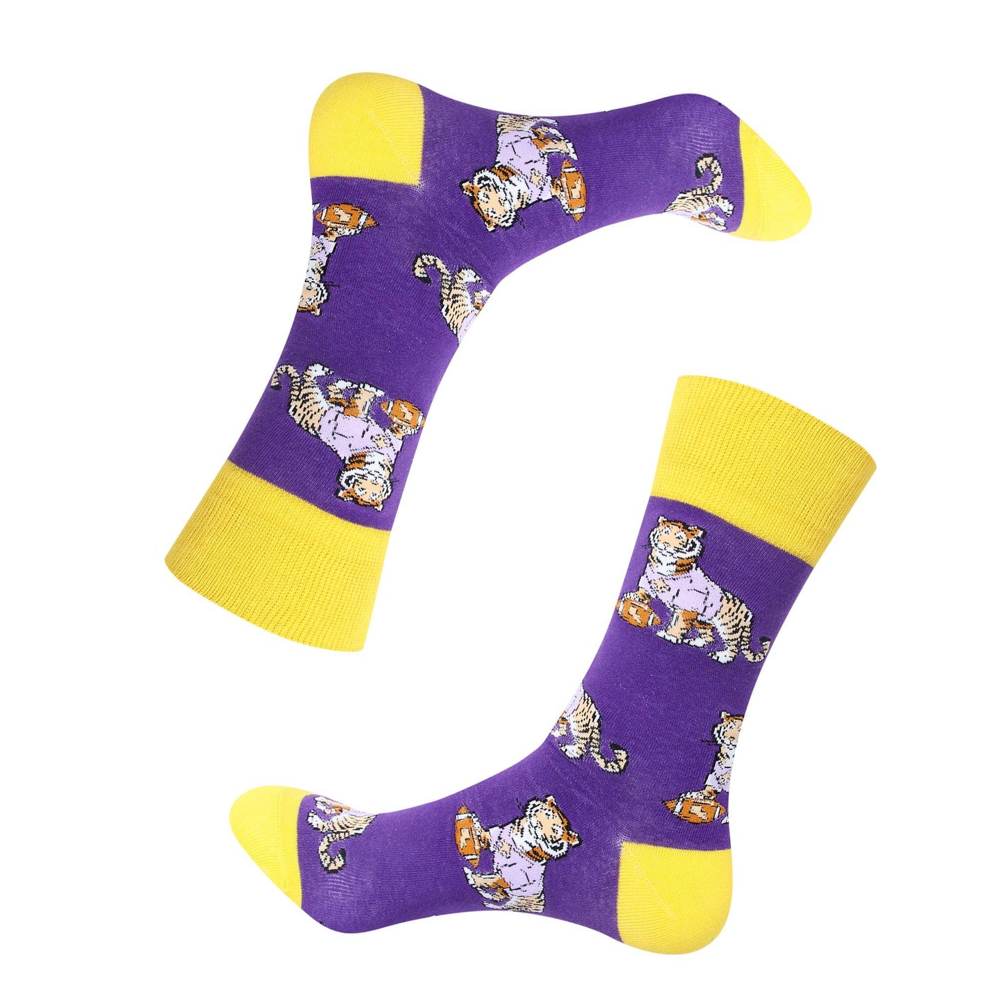 Purple Tiger Socks