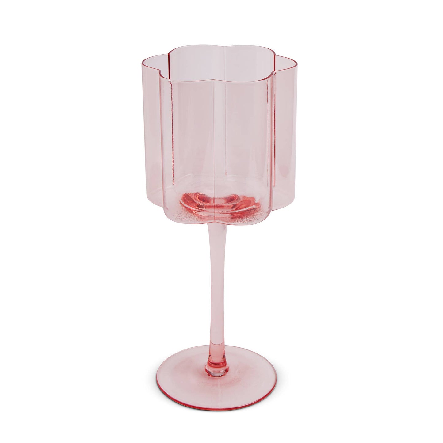 11.5oz Flower Wine Glass - Flamingo Island