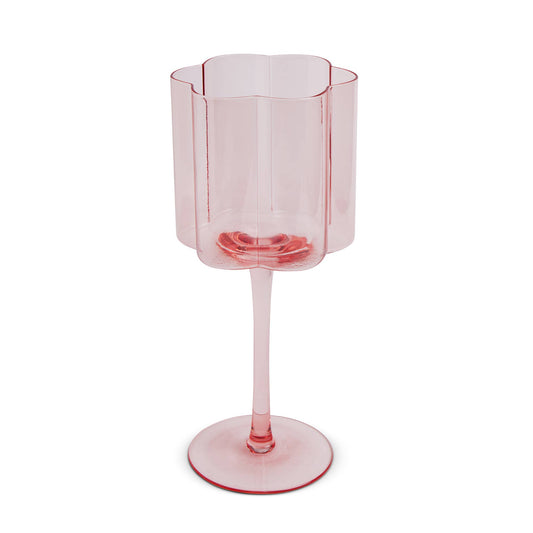 11.5oz Flower Wine Glass - Flamingo Island