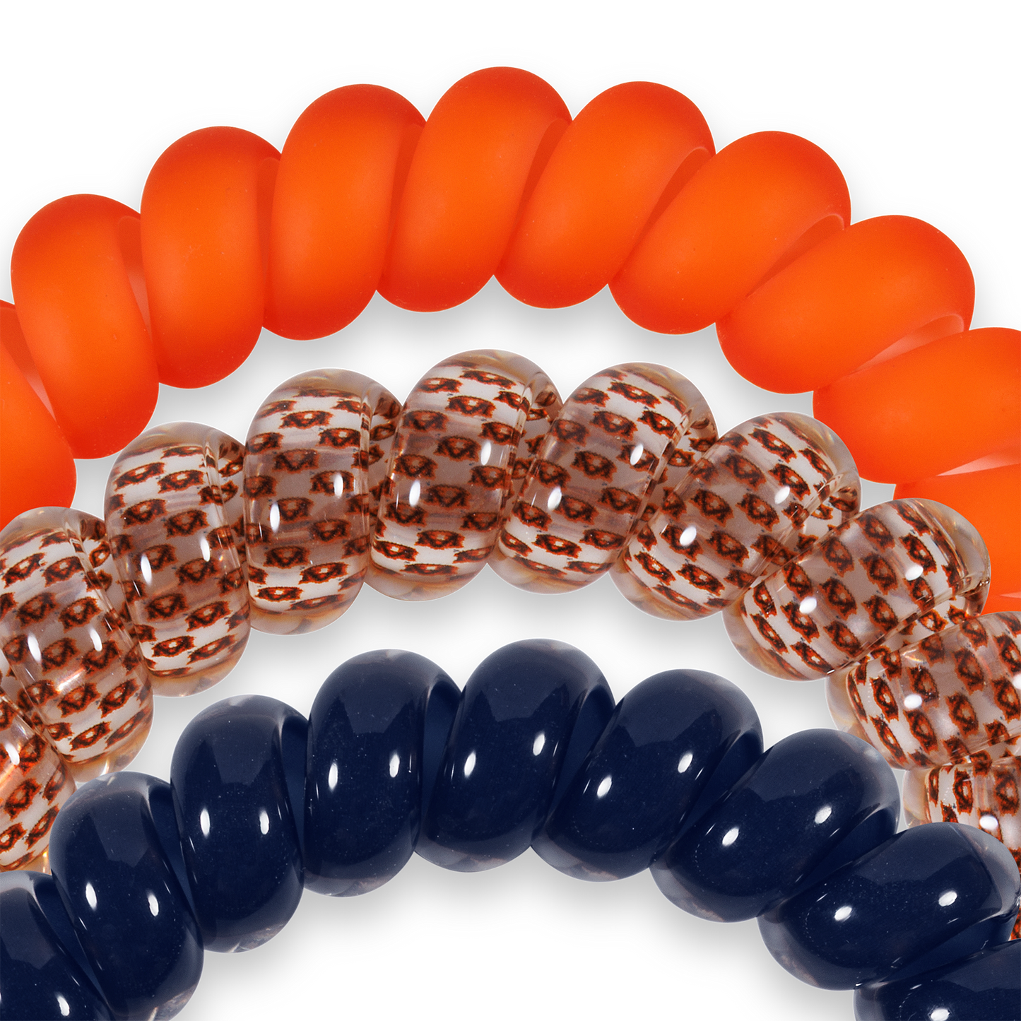 Spiral Hair Coils | Large | War Eagle! Hair Ties