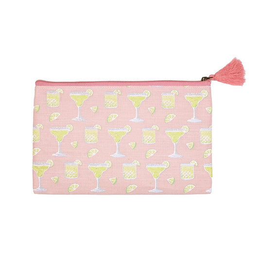 Salty But Sweet Juco Cosmetic Bag- Pink