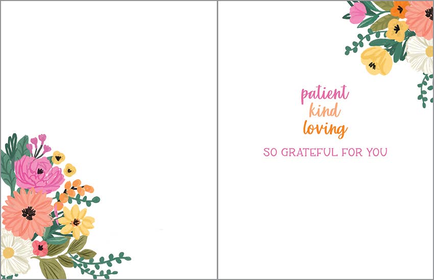 Mother's Day Greeting Card - Mom Bouquet