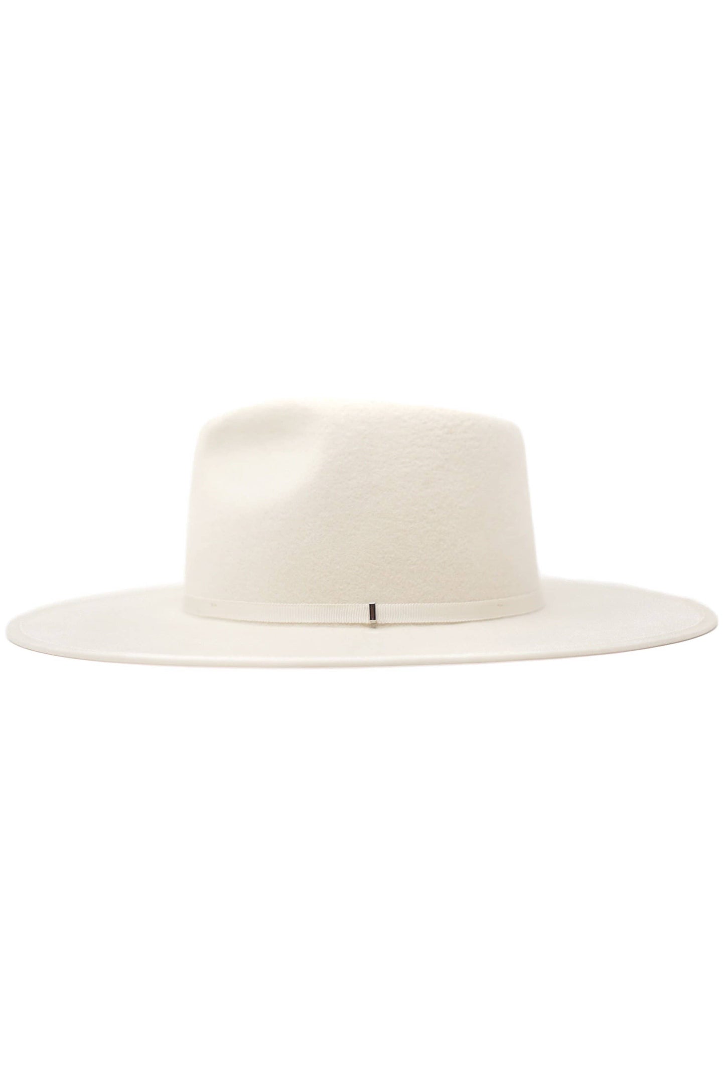 BILLIE - 100% Wool Felt Rancher, Satin Lined, Ivory