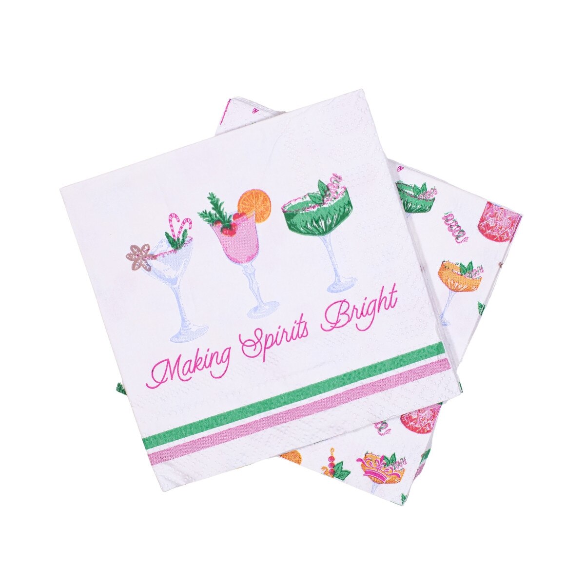 Making Spirits Bright Cocktail Napkins - Thumbnail 3