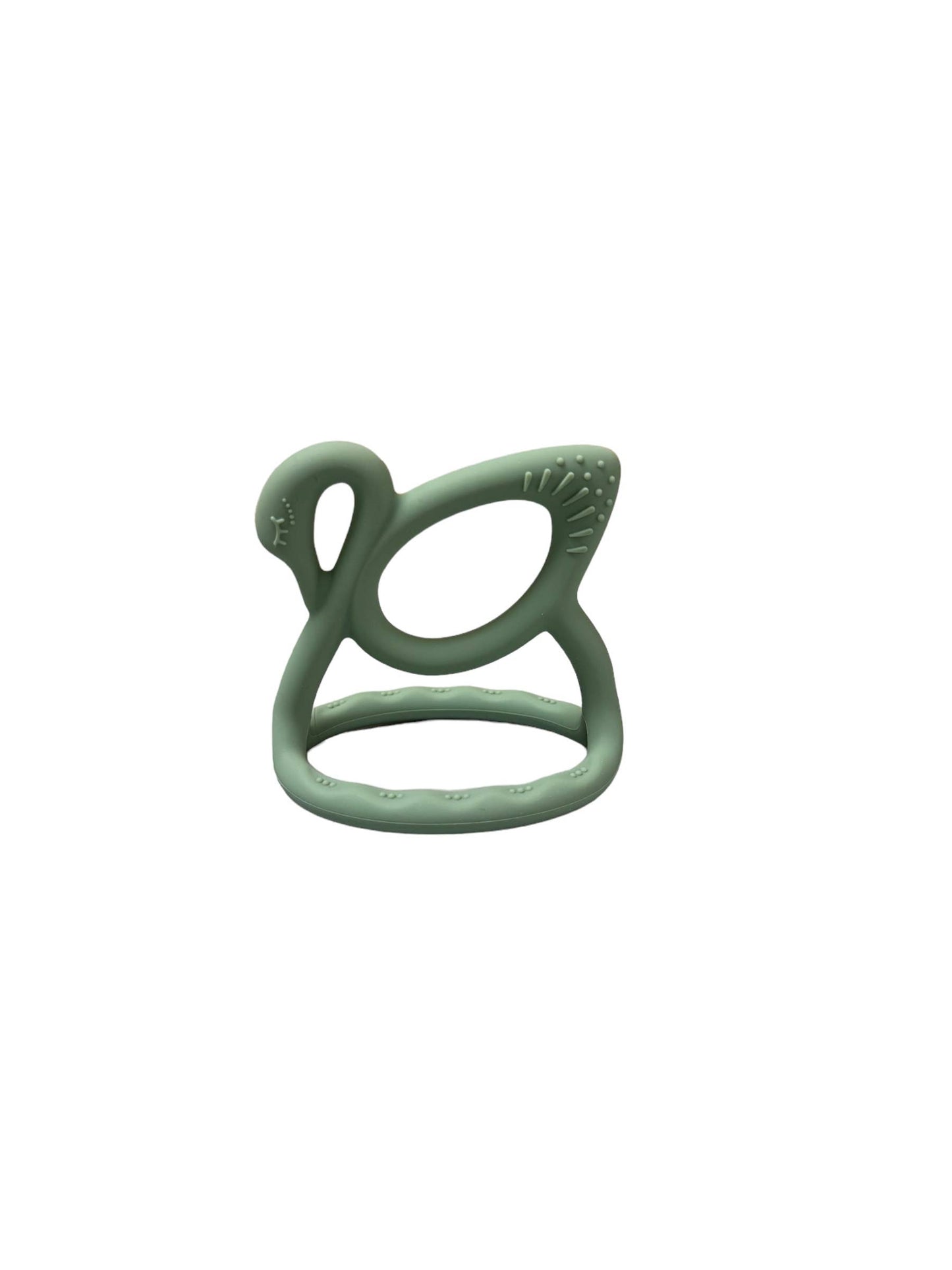 3D Silicone Swan Teether